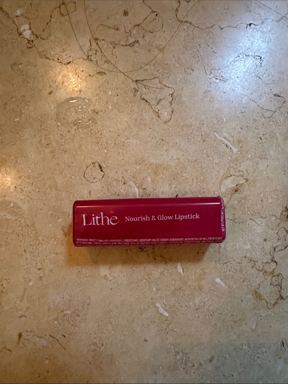 Lithe Nourish & Glow Lipstick — Rich Red Shade
